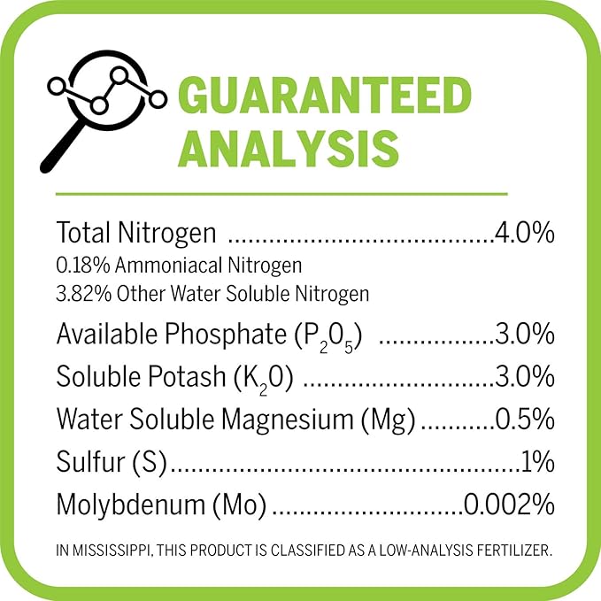 Mother Earth Products Mother Earth LiquiCraft Grow 4-3-3 Liquid Plant Fertilizer for Vegetative Plants, Flowers and Tomatoes, Quart