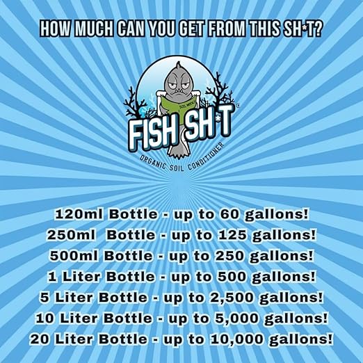 Fish Head Farms Organic Soil Conditioner for Yield and Flavor Enhancement. Improves Fertilizer Efficiency. Useful in Both Garden Soil and Hydroponics Applications 120 mililiters