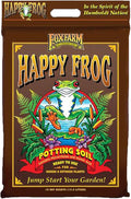FoxFarm Happy Frog Potting Soil - Ready-to-Use Amended Container Blend with Soil Microbes, Earthworm Castings, Bat Guano, and Aged Forest Products for Indoor & Outdoor Plants - 12 Quart