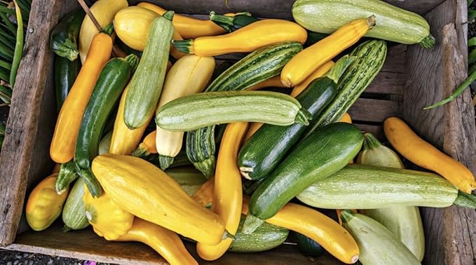 NIKA SEEDS - Seeds Vegetable Zucchini Summer Mix - 30 Seeds