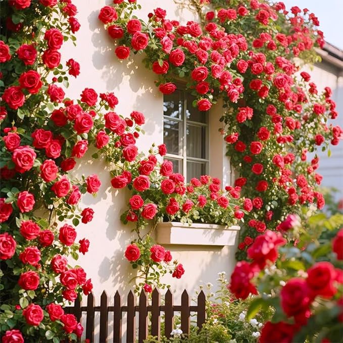 265+ Mix Rose Seeds for Planting in Ganden-Non-GMO Heirloom Plant Climbing Rose Seeds Garden Outdoor