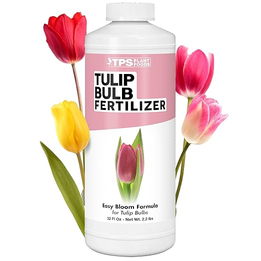Tulip Bulb Fertilizer – Liquid Plant Food for Bigger Blooms & Stronger Bulb Development, 32 oz