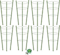 8 Pack Tomato Cage for Garden Plant Support, 18 inches Small Tomato Cages Tomato Trellis with Adjustable Rings, Plant Stakes for Peony Support, Tomato Stakes Rings for Climbing Plants