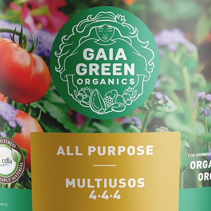 GAIA GREEN All-Purpose Soil Supplement for Resilient Crop Growth, 2kg Organic Fertilizer Ideal for Household Plants, Urban Gardens, Lawns, and Greenhouses