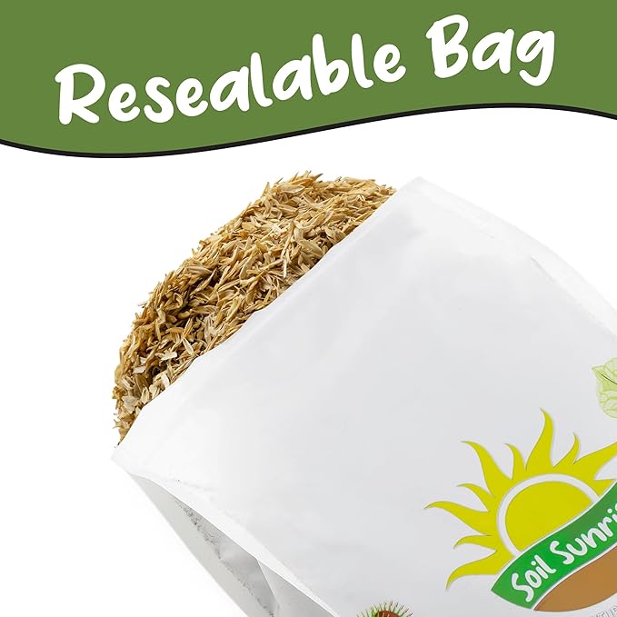 Soil Sunrise Horticultural Grade Rice Hulls (4 Quarts) All Natural Organic for House Plants and Chicken Bedding