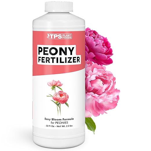 Peony Fertilizer – Liquid Plant Food for Bigger Blooms, Stronger Stems & Healthy Root Development, 32 oz