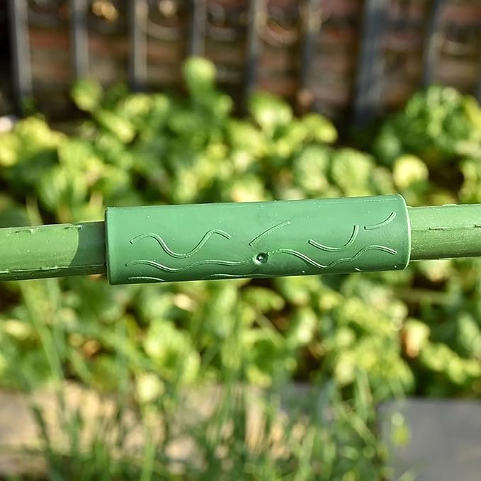 12pcs Garden post connector 16mm/0.63inch green garden post tube connector garden post connector suitable for garden wooden post plant support, etc