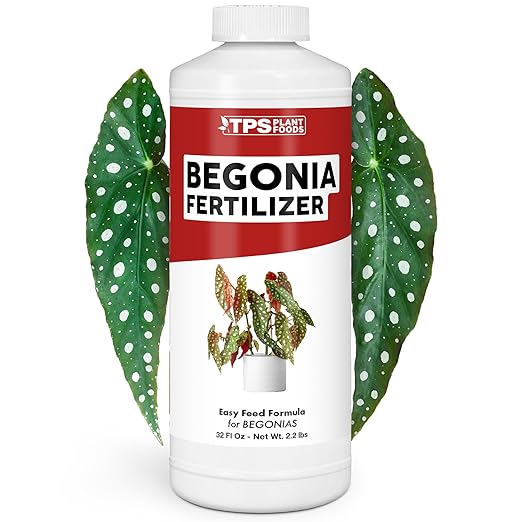 Begonia Fertilizer – Liquid Plant Food for More Blooms, Vibrant Color & Healthy Leaf Growth, 32 oz