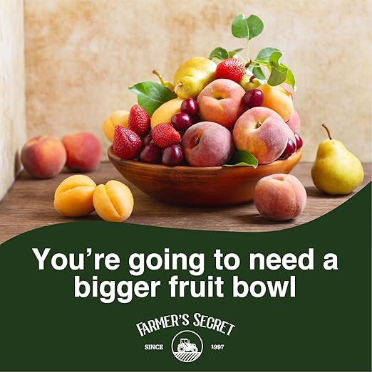 Farmer's Secret Fruit Tree Booster Fertilizer (128oz) - Super Concentrated and Phosphorus Rich - Formulated for All Fruit Trees Including Peach, Banana, and Apple