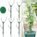 Stackable Monstera Plant Support, Garden Plant Support Stakes for Indoor Outdoor Plants, Climbing Plant Support Structures Plant Holder Stick Moss Pole for Support Tall Potted Plants (5, Green)