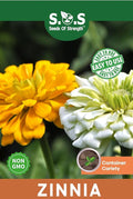 5g pcs Mixed Color Zinnia Seeds for Planting - Heirloom Non-GMO Flower Seeds, Vibrant Flowers for Small Gardens & Balconies Open Pollinated