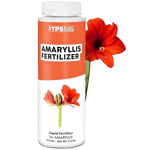 Amaryllis Fertilizer – Liquid Plant Food for Bigger Blooms, Stronger Bulb Development & Vibrant Flower Color, 8 oz