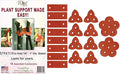 Stretch Rubber Plant Stake Connecters, Assorted 18 pcs.