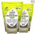 McCabe Organic Whole Mung Bean - Mung Beans Organic | Rich with Fiber & Minerals | USDA and CCOF Certified | Packed in USA | 2lbs (Pack of 2)