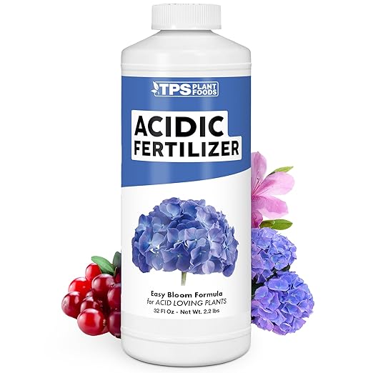 Acidic Fertilizer – Liquid Plant Supplement for Lower Soil pH, Better Nutrient Uptake & Healthier Acid-Loving Plant Growth, 32 oz