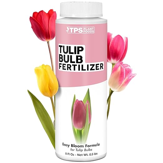 Tulip Bulb Fertilizer – Liquid Plant Food for Bigger Blooms & Stronger Bulb Development, 8 oz