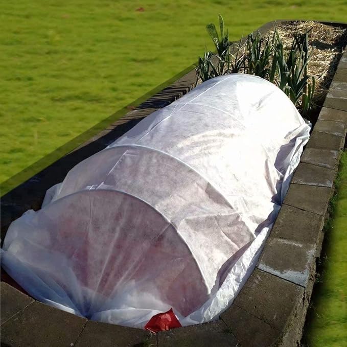 Agfabric Plant Covers Freeze Protection Frost Blankets for Plants 7'x25' 2.0oz Row Covers Outdoor for Frost Protection Plant Cover Winter Frost Pests Protection,White