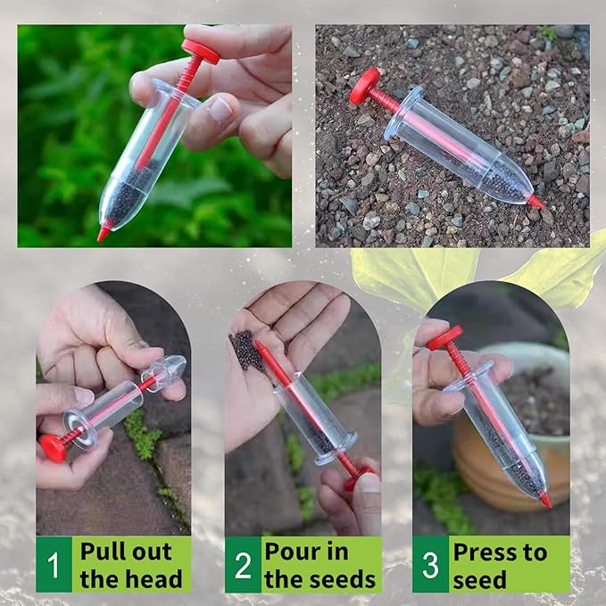 2026 Upgraded All-in-One Gardening Tool Kit: Thickened Repotting Mat, 12-Hole Punch Tools, Handheld Seed Planter & Spreader, 10 Pcs for Precise Sowing Indoor/Outdoor Ideal Gift for Planting Enthusiast