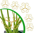 Plant Stem Supports, 5 Pack Iron Monstera Plant Support for Indoor Plants - Plant Stabilizer Stake Holder for Climbing Plants, Monstera Deliciosa, Pothos, Vine for Stable Growth