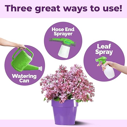 Lilac Fertilizer – Liquid Plant Food for More Blooms, Sweet Fragrance & Healthy Shrub Growth, 32 oz