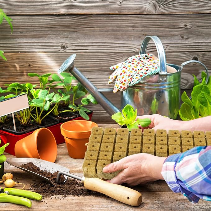 100pcs Plant Propagation Soil Blocks Oasis Cubes for Seedling Start Soilless Culture