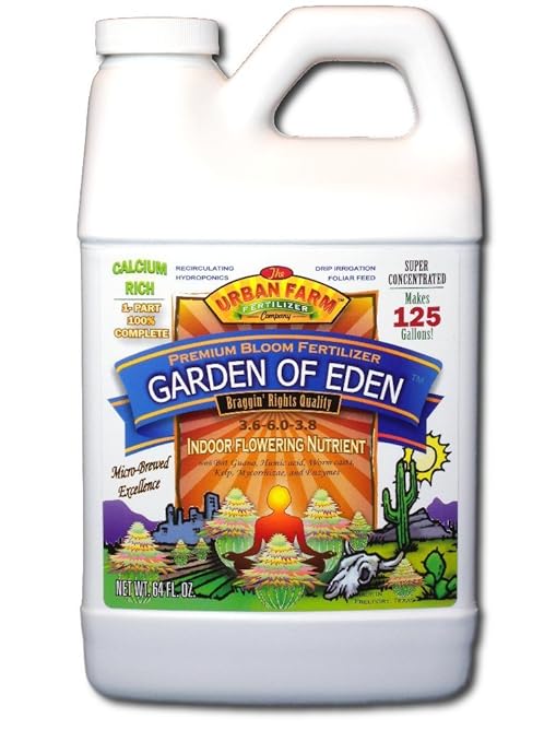 Garden of Eden Hydroponic Nutrient, 1/2 Gallon