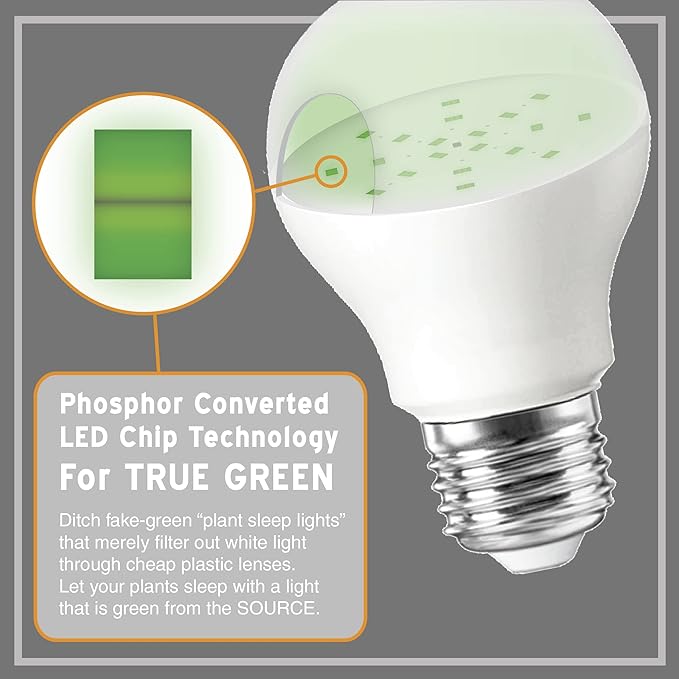 Miracle LED SmokePhonics Green Spectrum LED Hydroponic Stasis Night Cycle Plant Light (2-Pack),602667