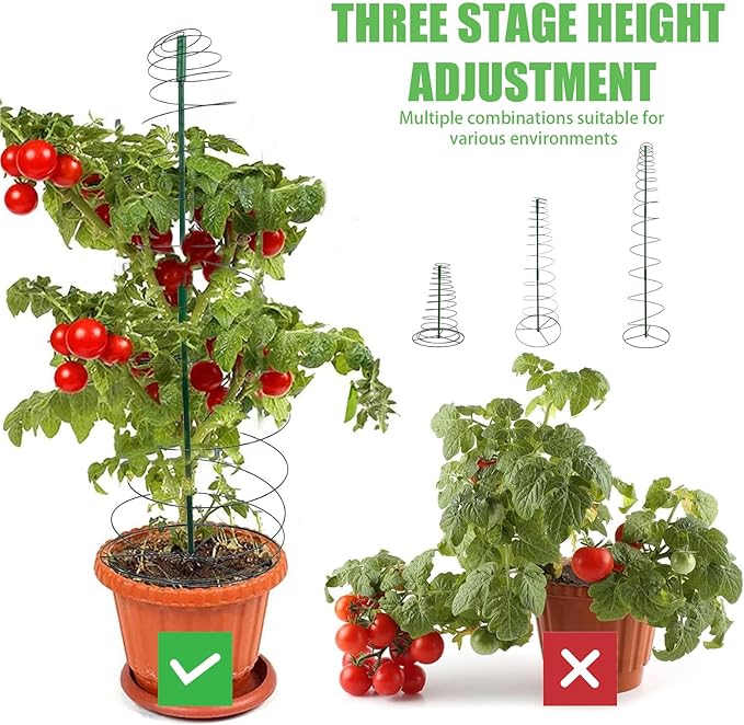 Garden Trellis for Climbing Plants, Metal Garden Trellis Plant Trellis Support for Potted Plants Vegetables Flowers Climbing (1)