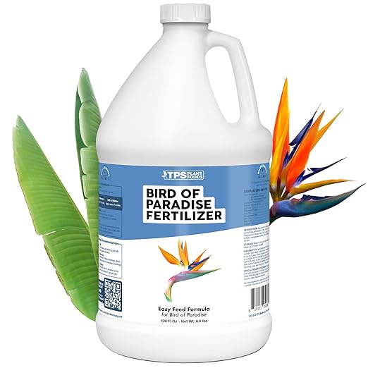 Bird of Paradise Fertilizer – Liquid Plant Food for Bigger Tropical Leaves, Stronger Roots & Healthy Upright Growth, 1 Gallon