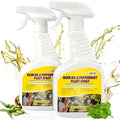 2 Pack Neem Oil & Peppermint Plant Spray – Natural Leaf Shine with Natural Essential Oils for Indoor & Outdoor Use,Simple Ready-to-Use Plant Spray for Gardens, Houseplants- 32oz
