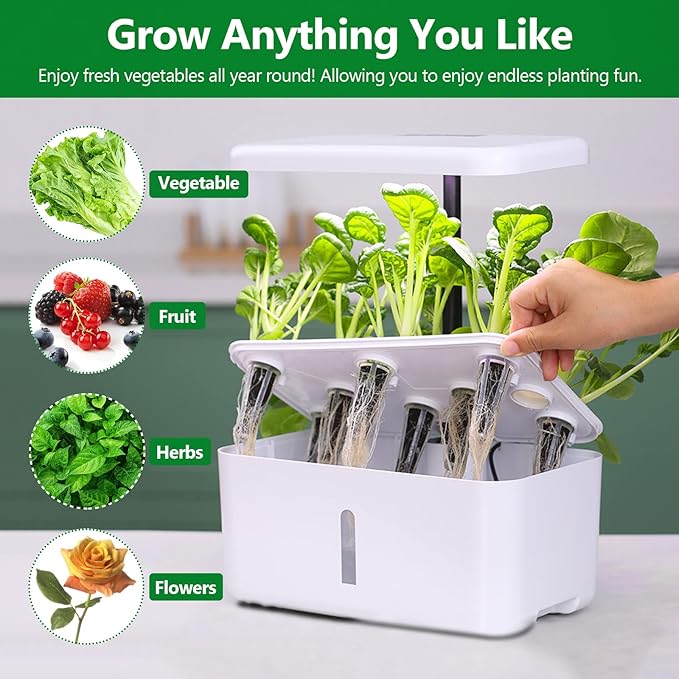 162 pcs Seed Pod Kit for Aerogarden, Grow Anything Kit for Hydroponics, Hydroponics Supplies with 40 Grow Sponges, 40 Grow Baskets, 40 Pod Labels, 40 Grow Domes, 1 A&B