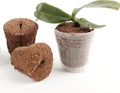 50pcs 1.5 Inch Phalaenopsis Orchid Growing Plugs, Hydroponic Growing Media for 1.5 Inch Orchid Cups, Breathable Planting Cubes for Orchid Seedlings and Transplanting
