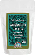 Down To Earth All Natural Fertilizers Organic Solution Grade Langbeinite - Professional Grade Potassium Magnesium Sulfate Powder 200 mesh for Liquid or Spray 0-0-21.5, 1 lb