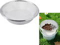 Soil Sieve Sand Rock Compost Sifter Dirt Sieve Sifting Pan Fits 5-Gallon Bucket, Soil Sifter for Gardening, 1/8in