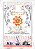 Organic Mechanics Container Blend Potting Soil, 2 Cu Ft - All-Purpose, Peat-Free, Well-Drained Blend with Compost, Rice Hulls, and Worm Castings for Growing Annuals, Perennials, Woody Plants