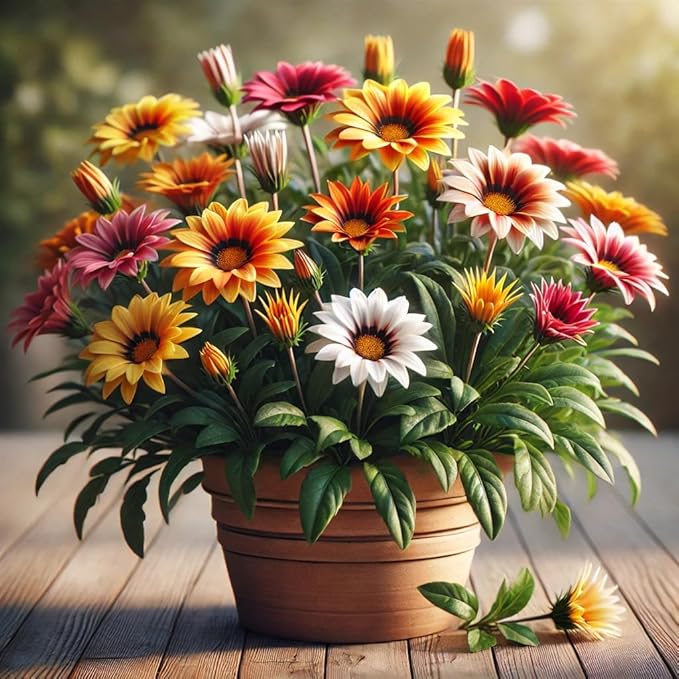 Seeds Treasure Flower Mix/African Daisy Gazania/Perennial Flowers