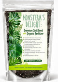 GARDENWISE Monstera Potting Soil Mix – Organic, Fast-Draining, Chunky Soil with Coconut Coir & New Zealand Bark for Indoor Plants – Premium Fertilizer for Monstera Deliciosa, Albo & More (5 quarts)