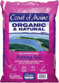Coast of Maine Organic & Natural Bar Harbor Blend Potting Soil - Organic Soil w/Perlite for Enhanced Drainage & Aeration - for Flowers, Herbs & Veggies, Floral Baskets & Container Gardening (1CF)