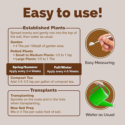 Trichoderma for Plants – Microbial Supplement for Root Protection & Improved Soil Biology, 6 oz