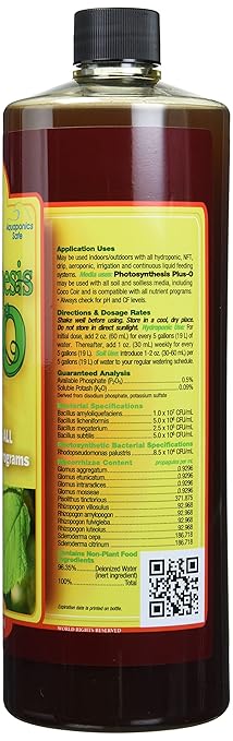 Microbe Life Hydroponics Premium Photosynthesis Plus-O to Grow Fruits, Vegetables, and Herbs, Use with Any Feeding Systems Including Hydroponics or Soil, for Sale in Oregon, 32 Ounces