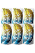 GURU HUNU Freeze Dried Banana 6 Pack - Dehydrated Fruit Chips Camping Snacks Fruit - Bulk Dried Fruit No Sugar Added, Dry Fruit Snacks Healthy Gift (Banana - 6 Pack)