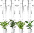 Coomin 23in Taller Plant Trellis for Climbing Plants Indoor, Sturdy Houseplant Trellis for Potted Plants with Ties, Vine Plant Support for Monstera Pothos Ivy, Plant Decor, 4P