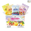 SUNGIVEN Freeze-Dried Fruit Party with 10+ Fruits, Mixed Fruits Variety Pack of 5 Bag, 7.06 oz, Health Snack, Fruit Crisps, Freeze Dried Apple Strawberry Berries Lemon Coconut Fig Mango Pineapple, No Sugar Added, Made with 100% Fruit