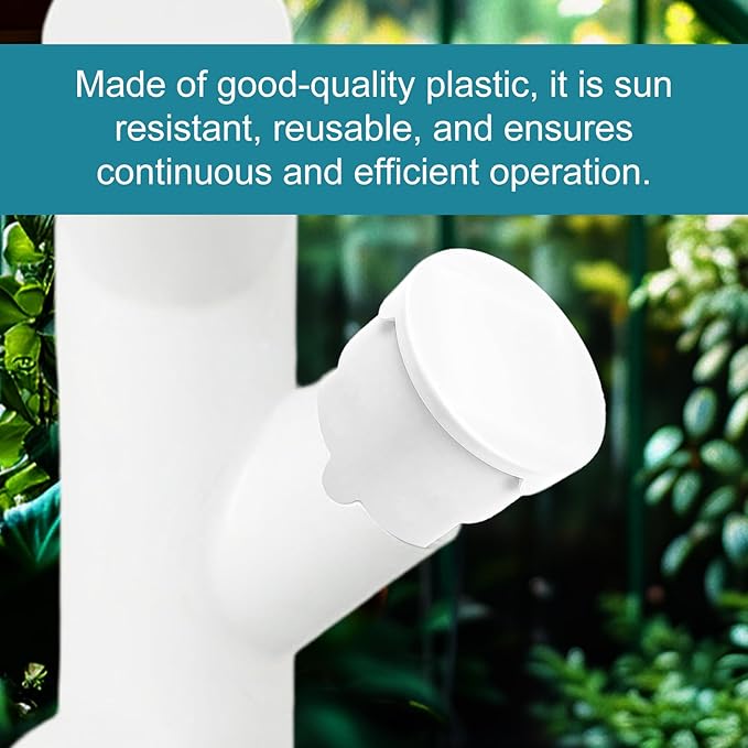 20pcs Reusable Hydroponic Caps for Gardyn yPod System, Durable Plastic Covers Hydroponic Pod Accessories for Vertical Garden Towers Indoors Seed Growth