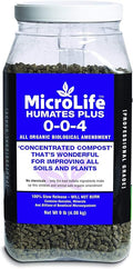 MicroLife Humates Plus (0-0-4) Professional Grade Granular Concentrated Compost Soil Amendment & Conditioner for Improving All Plants & Soils, 9 LBS