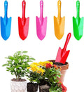 Garden Trowel for Digging and Planting, Mini Colorful Metal Hand Shovel, Small Trowel Set Garden Tools for Flower Soil Planting Digging Transplanting Ideal Gardening Gift for Kids
