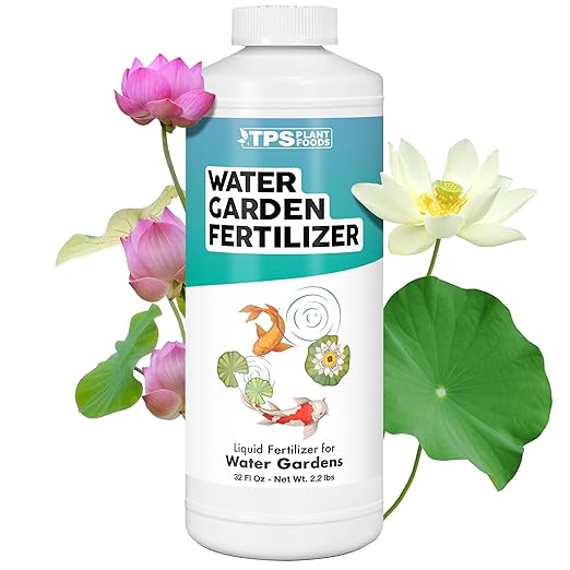 Water Garden Fertilizer – Liquid Plant Food for Pond-Safe Feeding, Lush Growth & Strong Roots, 32 oz
