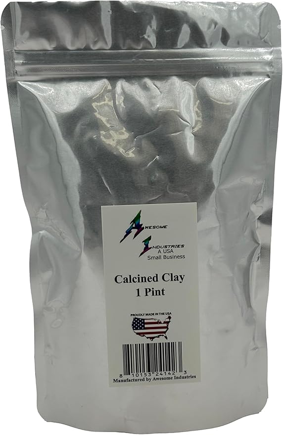 Calcined Clay for Bonsai 1 Pint 1/8" Succulent Cactus Indoor Plants Horticultural Soil Amendment Additive Regulates Moisture High Porosity Fast Drainage and Aeration Like Akadama Awesome Industries