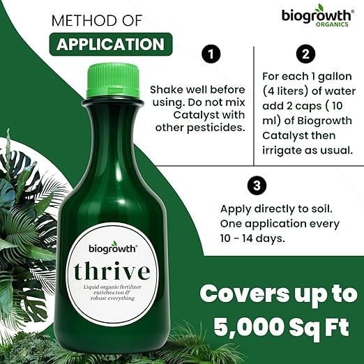 Concentrated Liquid Enzyme-Powered Organic Plant Food (8.45oz) | Enzyme-Rich Fertilizer Growth Booster for Bigger Buds & Stronger Roots, Ideal for Indoor Pots & Outdoor Gardening