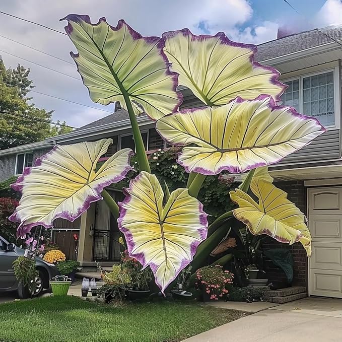 310+ Mixed Color Hosta Seeds for Planting Outdoors – Perennial Shade-Tolerant Foliage Plants with Heart-Shaped Leaves, Rich Texture and Strong Seasonal Presence